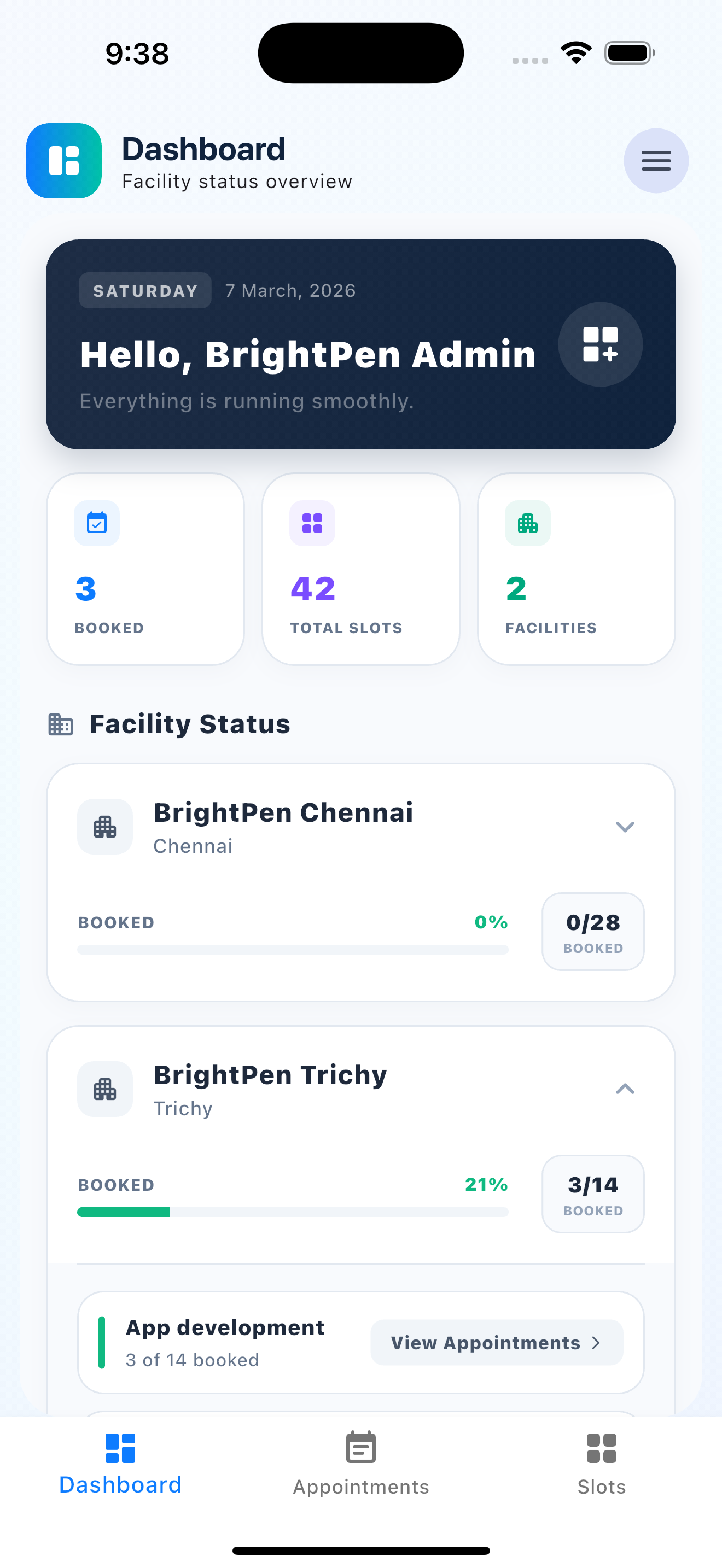 Munpadhivu admin app screenshot 1
