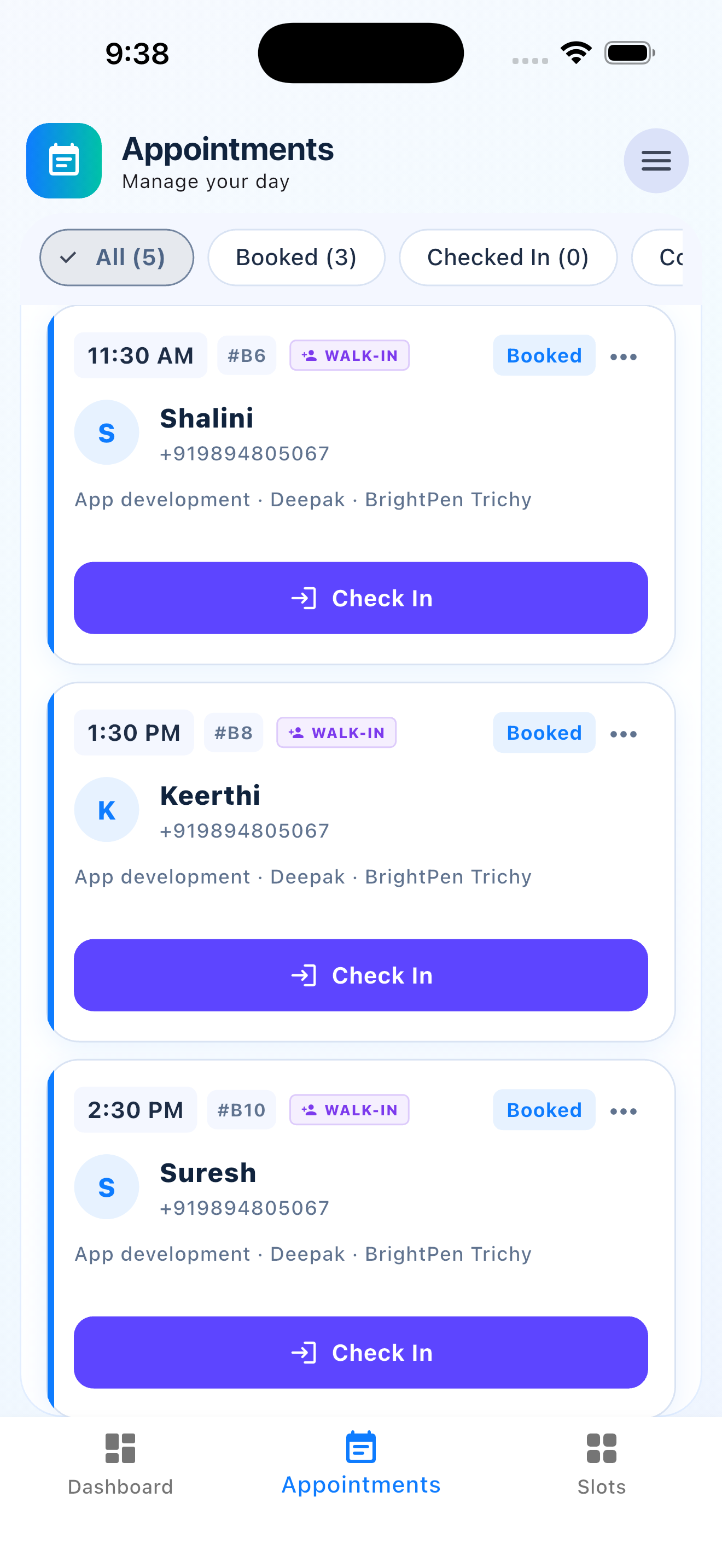 Munpadhivu admin app screenshot 3